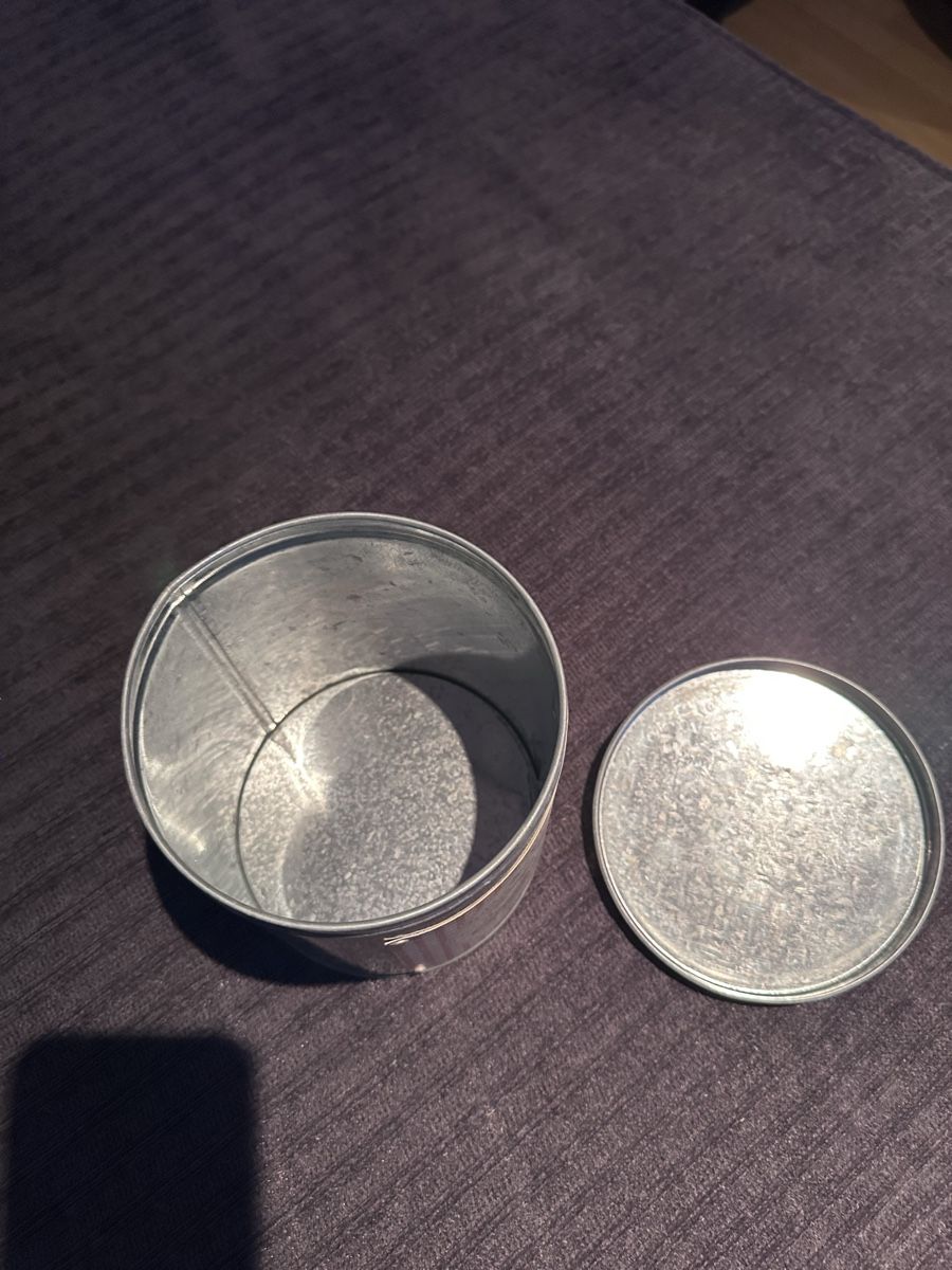 Alle Dekorationen: Blechdose mit Deckel Metall Kaffeedose Deko 14cm H – Gebraucht aus Uerkheim von Crank99 2