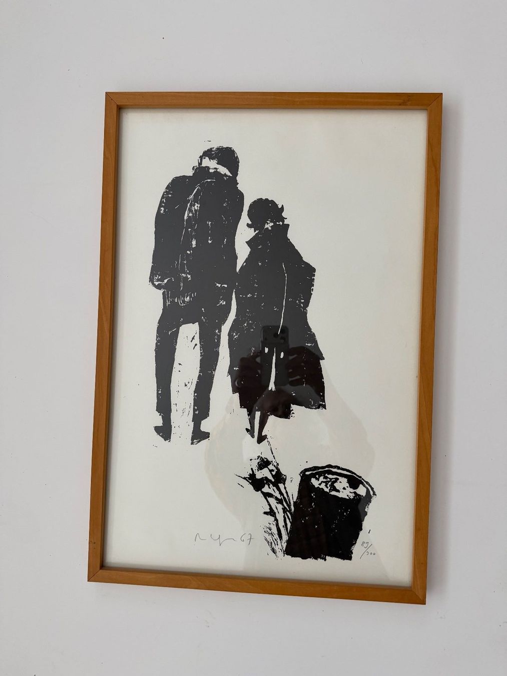 Xilografie: Robert Wyss Holzschnitt gerahmt – Usato da Wolfertswil venduto da Schorsch3