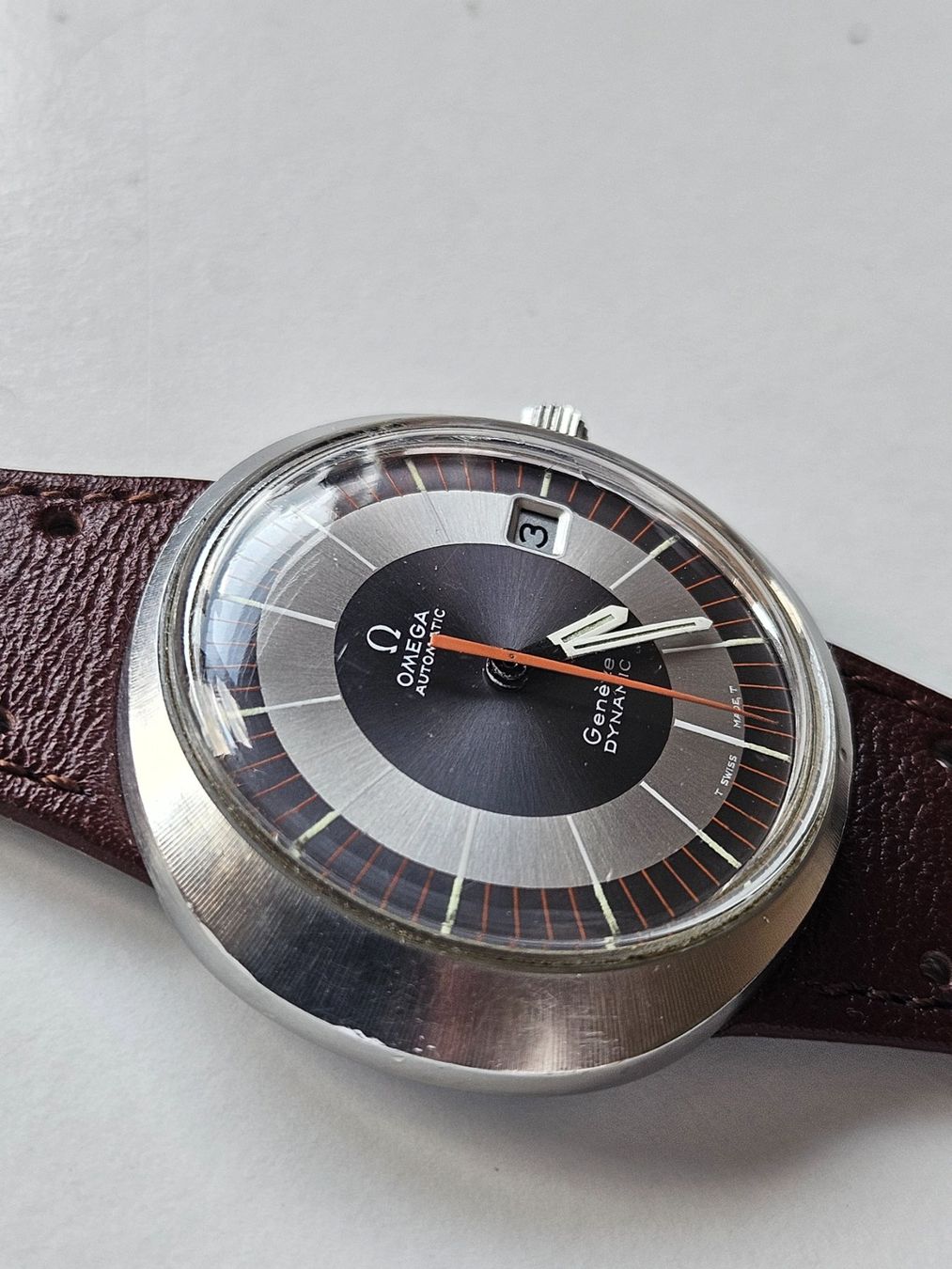 Omega Orologi: 664 Omega Dynamic Geneve Automatic Date Bull Eye – Usato da Berikon venduto da mmm21 6
