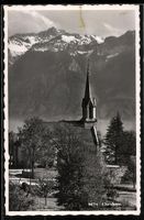 AK Chexbres, Blick auf Kirche