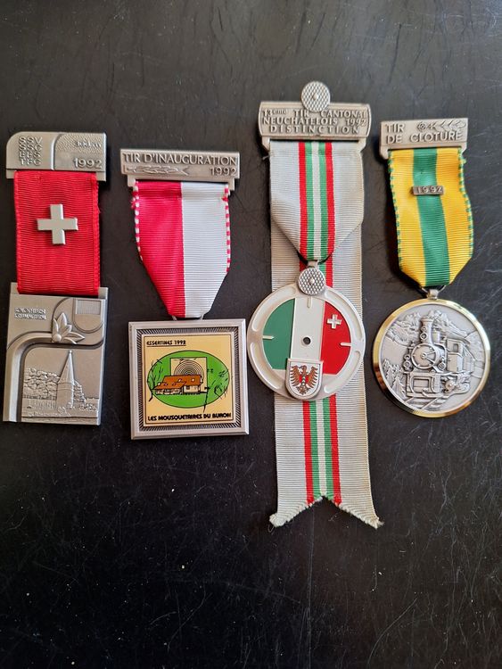 Medaillen: Medaille schiessen 1992 – Gebraucht aus Genolier von Antoine30