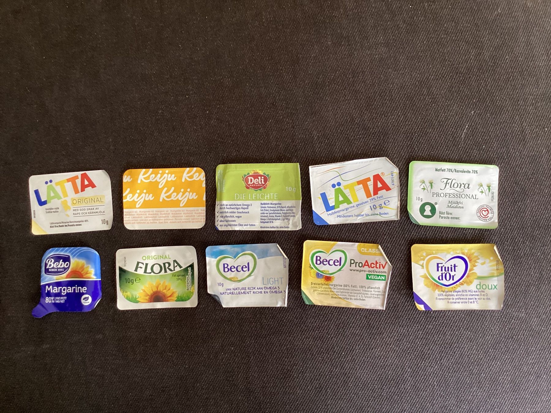 Coperchi dei cremini per caffè: 10 Margarine Deckeli – Usato da Adliswil venduto da Bolline