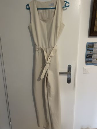 Jumpsuit COLLECTION Cremeweiss Grösse 38 guter Zustand