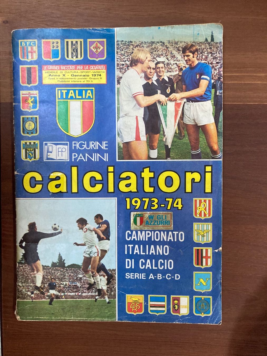 Panini Album: Panini Calciatori 1973 / 74 - Italia – Usato da zürich venduto da papalapa
