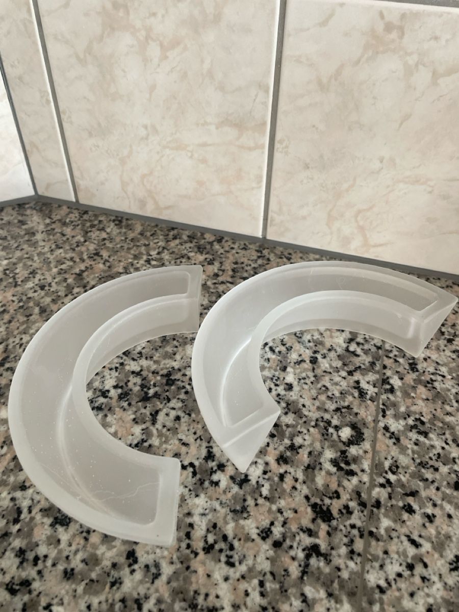 Portacandele: Teelicht Halter matt Glas rund mit 4 Kugeln – Nuovo (secondo la descrizione) da Kaiseraugst venduto da KlausSina 4