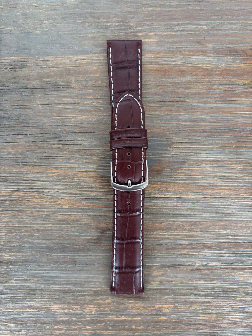 Bracciali & Braccialetti: Leder Uhrenarmband braun 20mm – Nuovo e nell'imballaggio originale da Yverdon-les-Bains venduto da  1