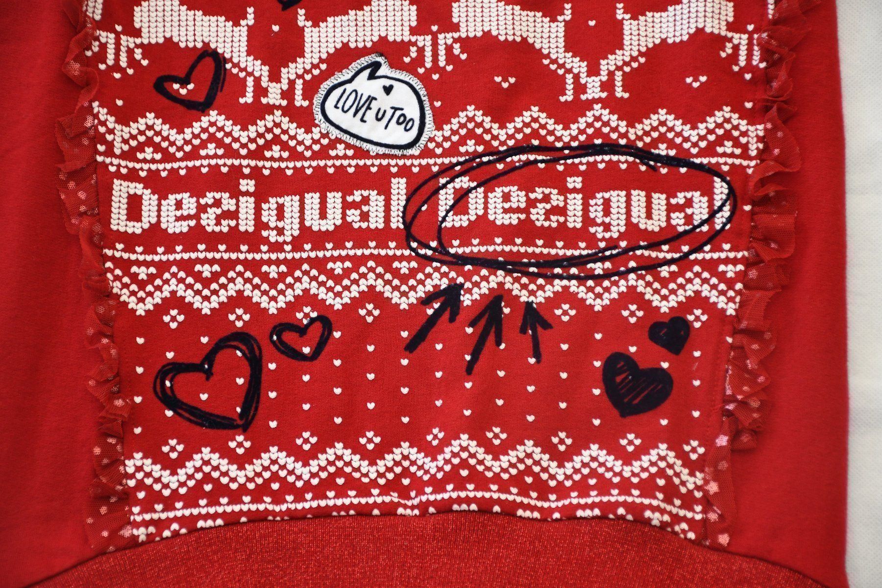 Maglioni & Felpe: neu Pullover von Desigual gr. 140 – Nuovo e nell'imballaggio originale da Nuglar venduto da Korsika2 2