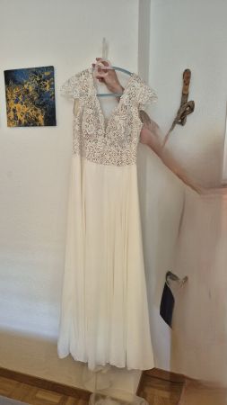 Hochzeitskleid Grösse 42 + Schleier