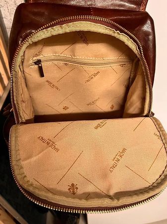 Handgefertigter italienischer Lederrucksack