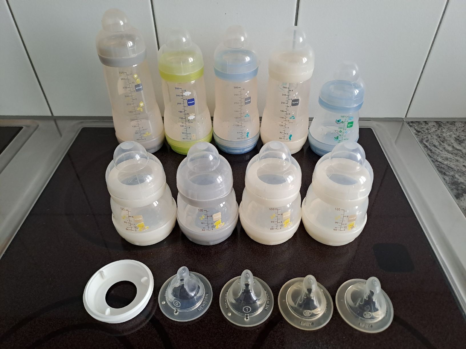 Mam Baby-Mahlzeiten: MAM Babyflaschen Set gebraucht – Gebraucht aus Rickenbach LU von bishiida 1