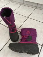 Kamik Winterstiefel lila schwarz Gr.  36 gebraucht
