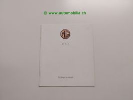 MG RV8 1993/09 Prospekt deutsch
