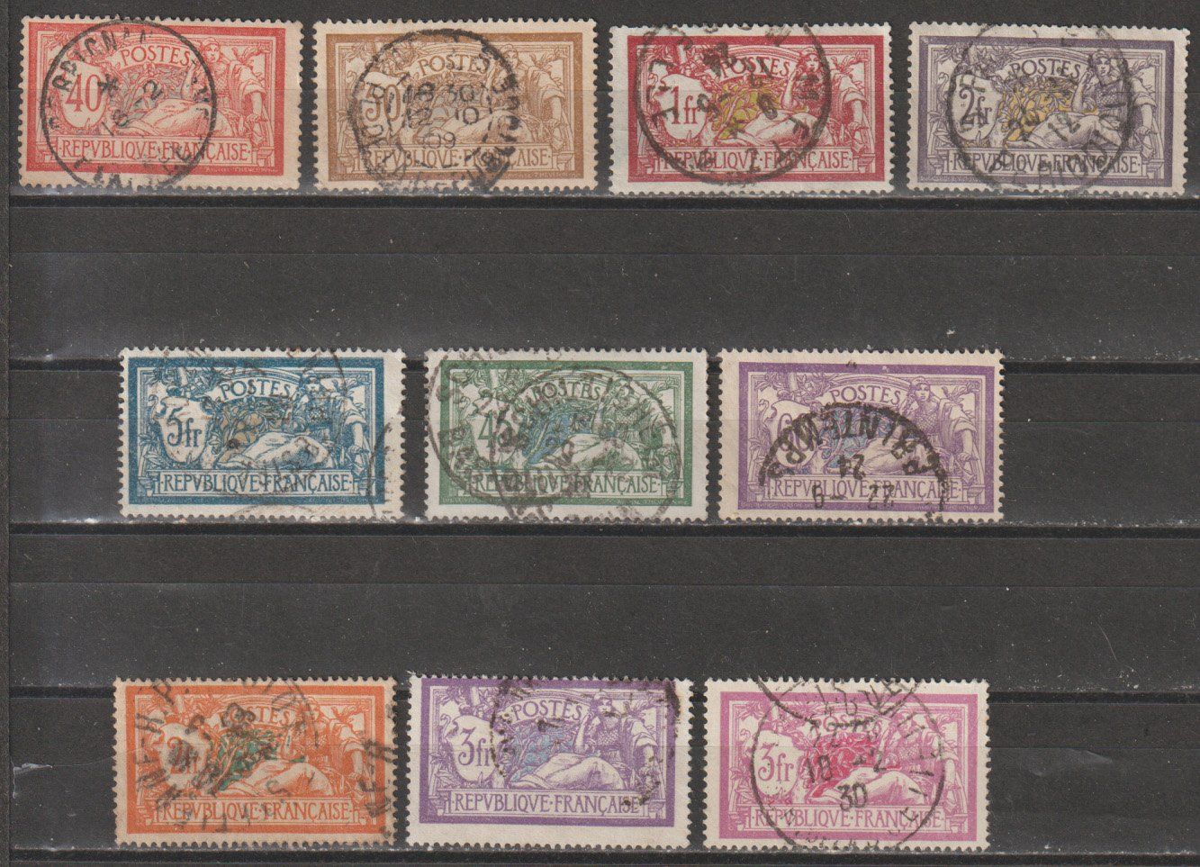 Tutti i francobolli: France Timbres Anciens – Usato da Crans-Montana venduto da kira56