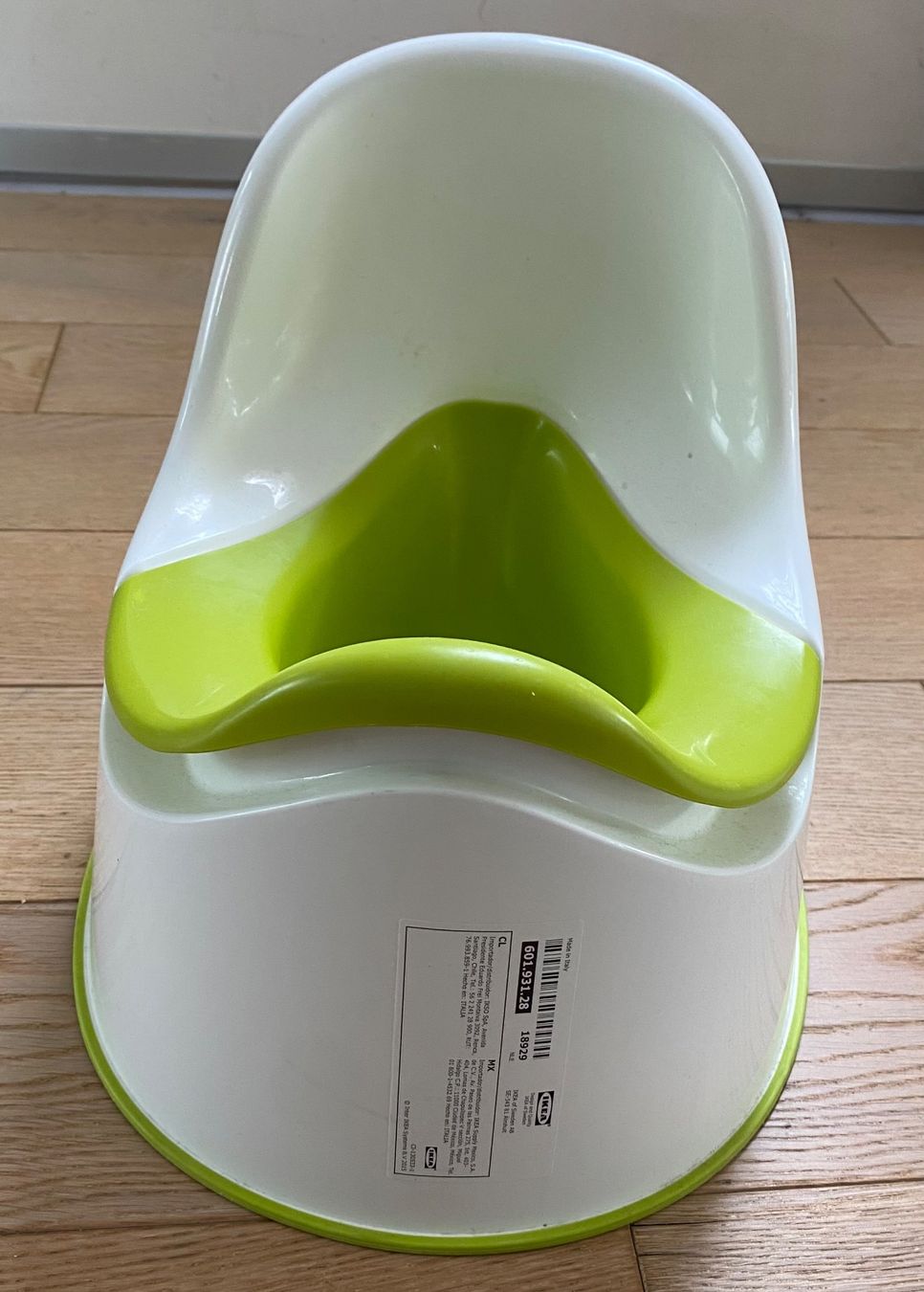 Ikea WC: Ikea LOCKIG - Pot enfant, blanc/vert – Usato da Ipsach venduto da Peggyaria 1