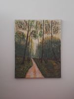 „Der Specht“ – Original Acrylgemälde auf Leinwand 