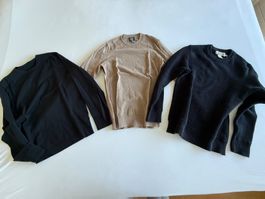 Set 3 Pullover Strick Grösse M Massimo Dutti und H&M Zara