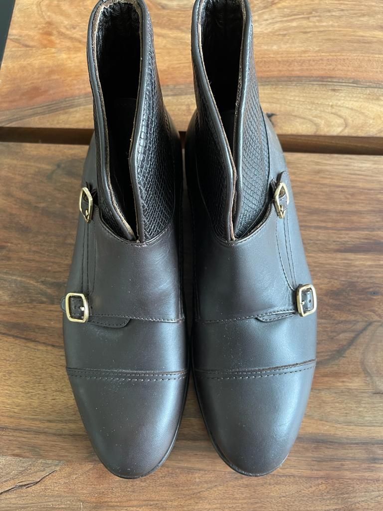 Scarpe da uomo: Leder Boots Stiefel Gr. 41 Neu – Nuovo e nell'imballaggio originale da Zürich venduto da AryaLia 1