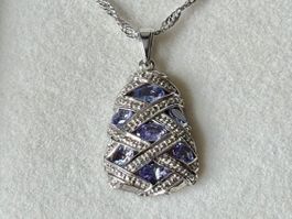 Anhänger Silber 925 mit Tansanite