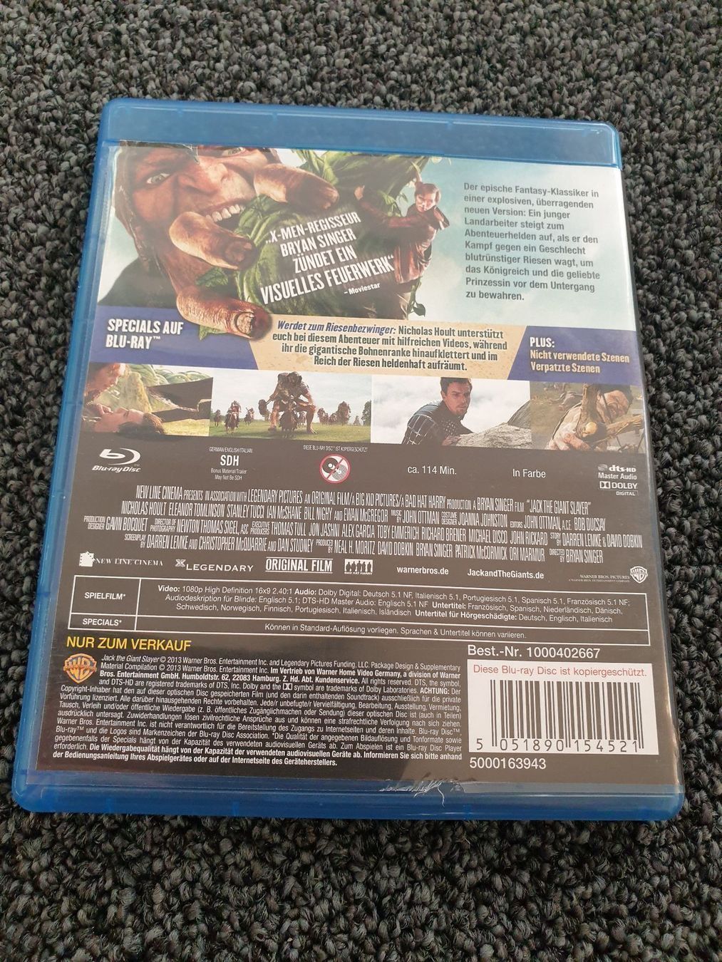 Tous les DVDs: JACK AND THE GIANTS – D'occasion à Ruswil par jan_bxl5 1