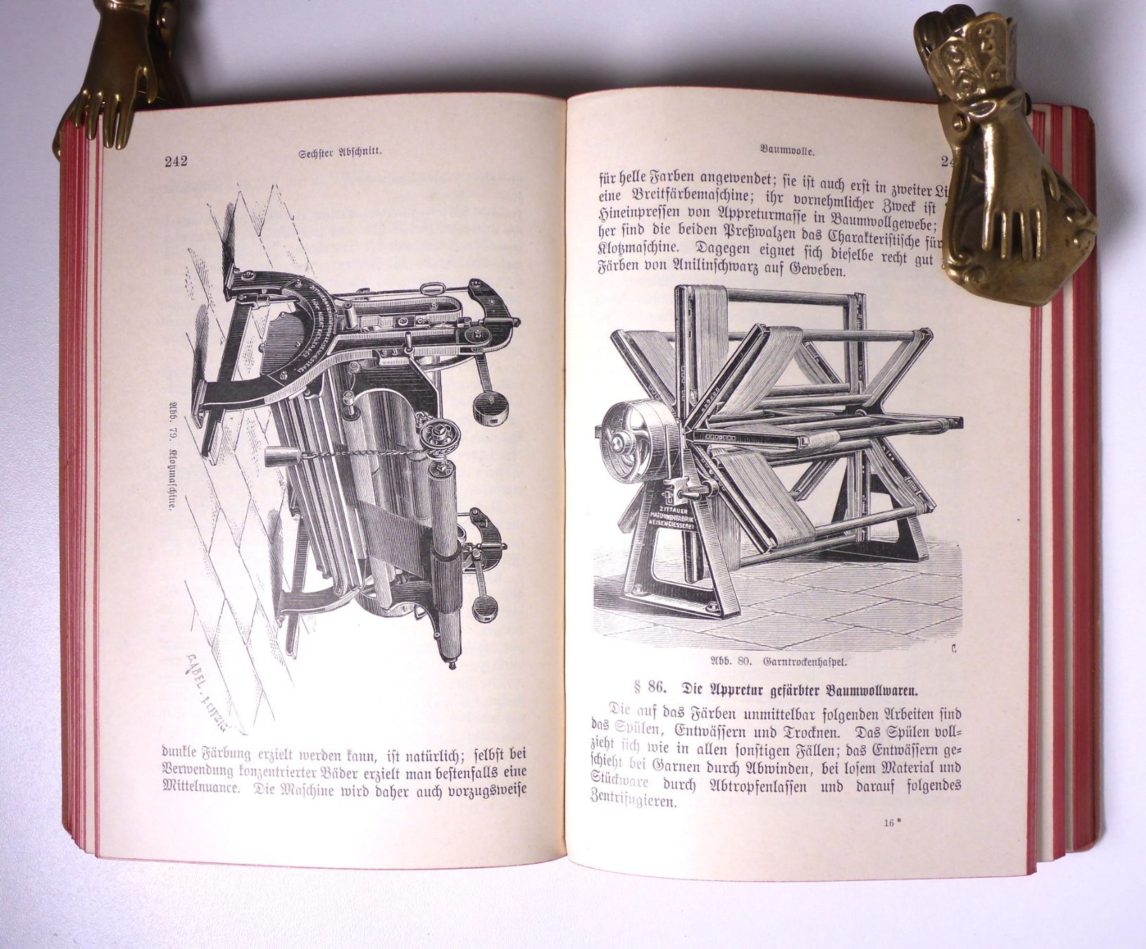 Libri: Ganswindt: Färberei. 3. Aufl. 1904. – Usato da Erschwil venduto da taglang 5