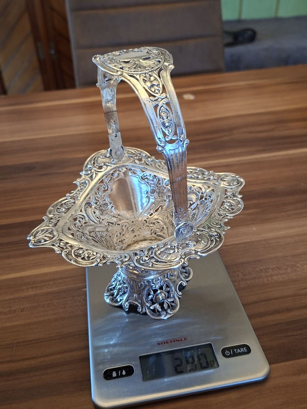 Statuette: Brautstrausskorb Warschau Silber 800 – Usato da Neuenkirch venduto da STMK21