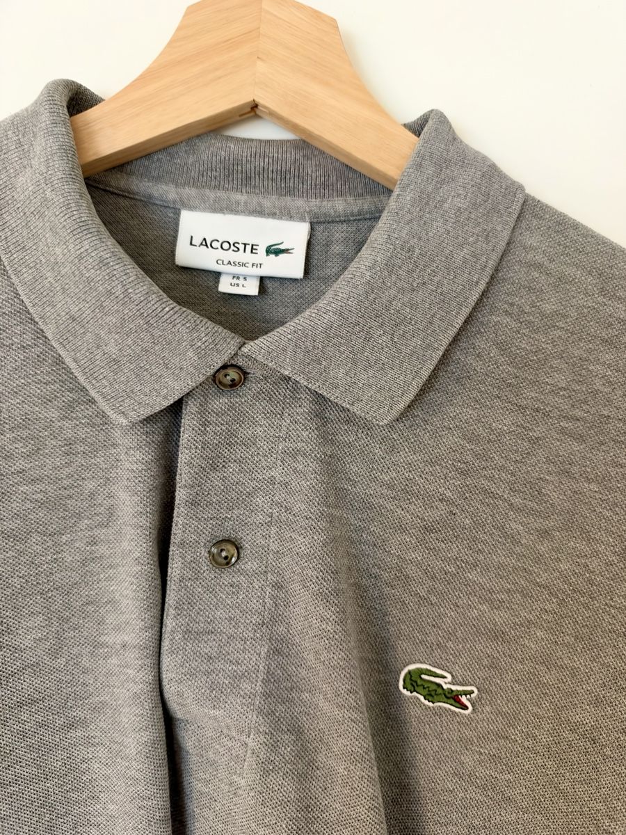 Lacoste Polo-Shirts: Lacoste Polo grau Grösse 5/L – Gebraucht aus Hallau von gga81