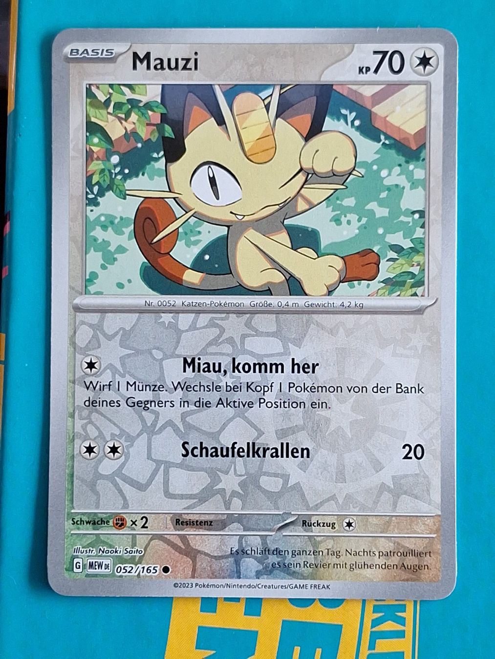 Pokémon Carte collezionabili: Mauzi - Mew 151 DEUTSCH - Reverse Holo Pokemon – Usato da Altstätten SG venduto da GGsGameshop