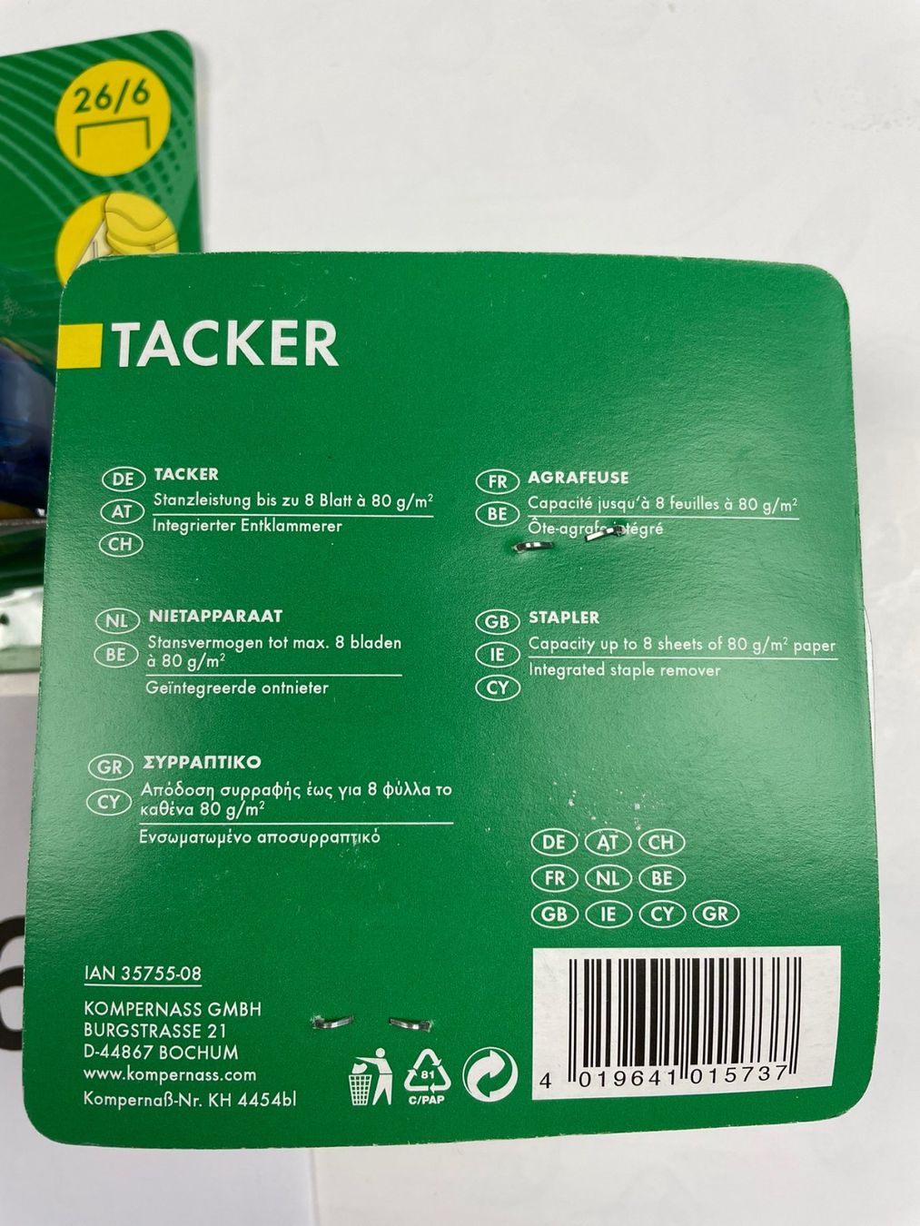Macchine rilegatrici: 2 x Mini-Tacker Bostitch/Hefter – Nuovo e nell'imballaggio originale da Wängi venduto da LiqKojote 2