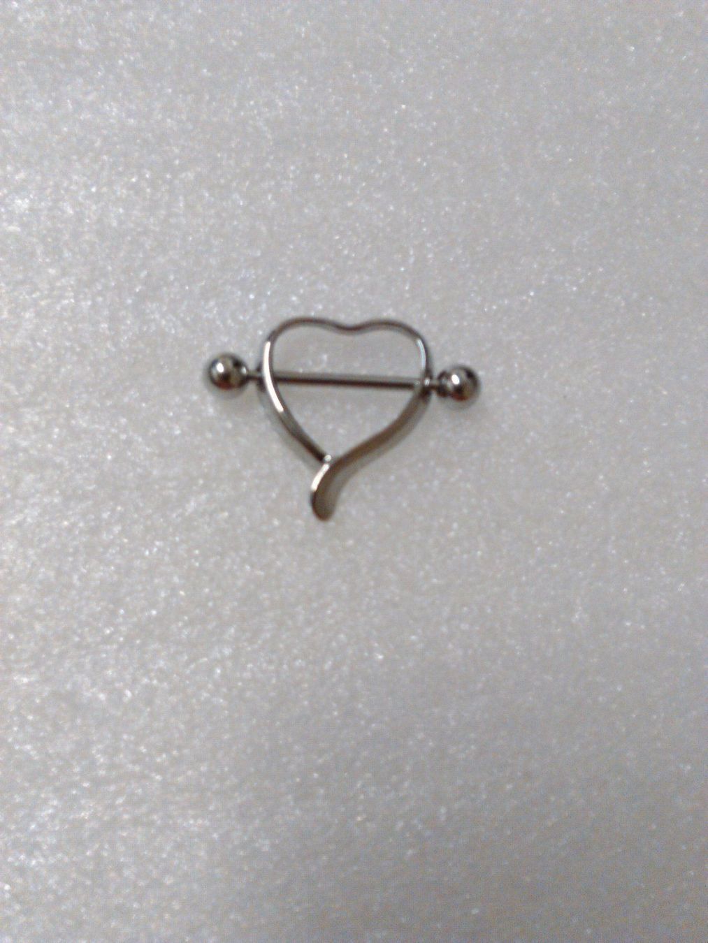 Bijoux piercing: EDELSTHAL BRUSTPIERCING;SILBER FARBE – Neuf (Voir description) à Basel par bijoutrie_4 7