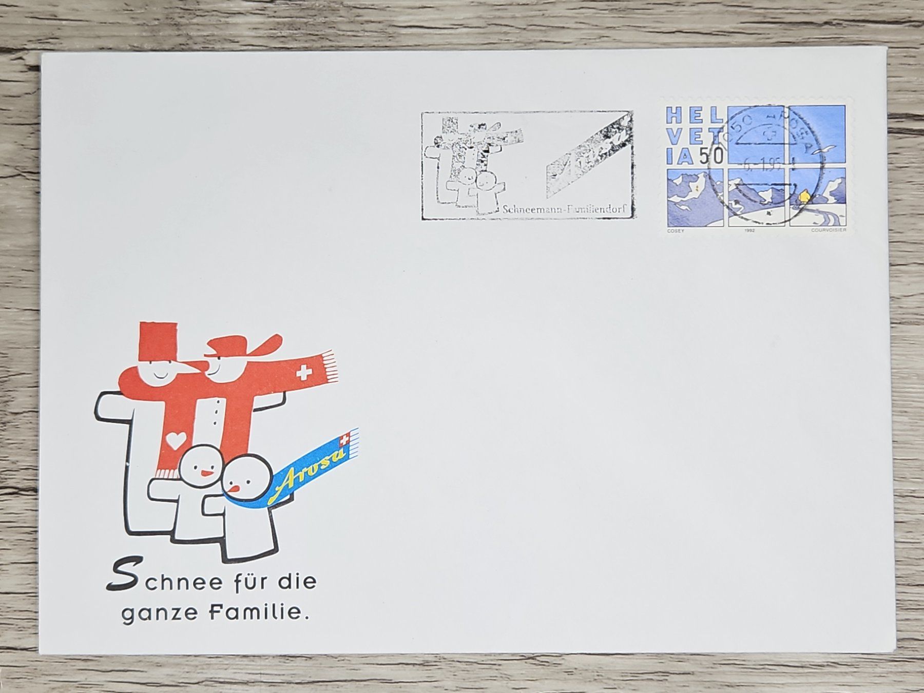 Tutti i francobolli: CL02 Enveloppe + Timbre Suisse 1995 – Usato da Cousset venduto da Patrick_Collections