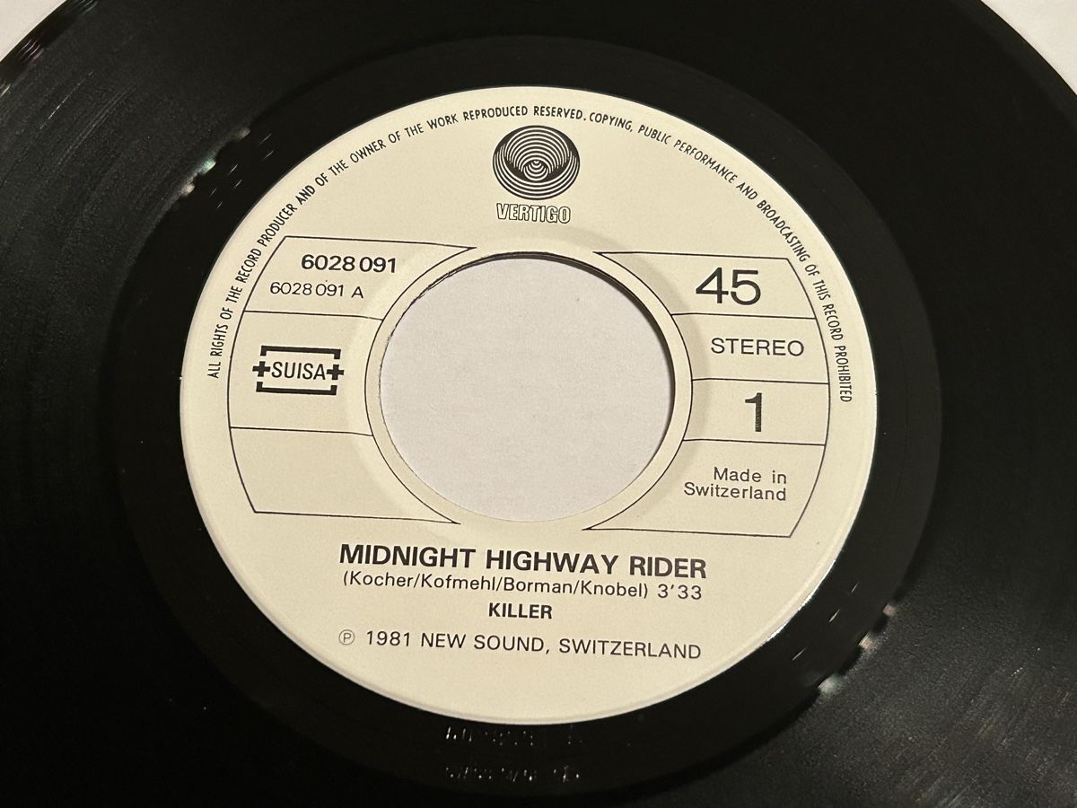 Schallplatten: Killer. 1981. CH - Hard Rock. Top Zustand – Gebraucht aus Faulensee von Mizuno06 2