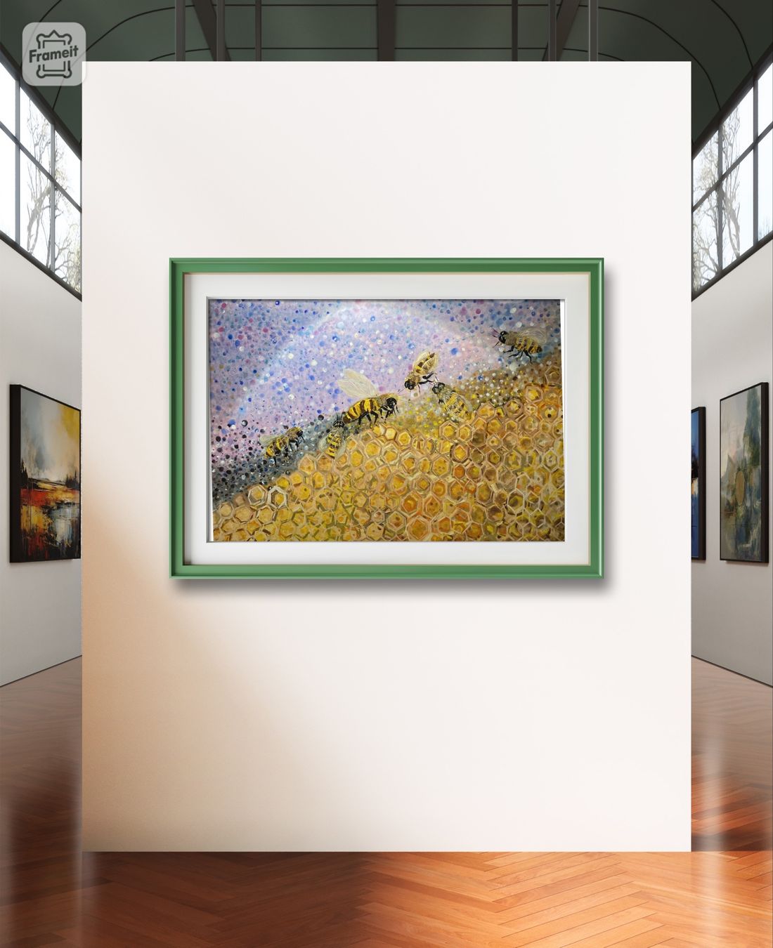 Dipinti: Leben der Bienen Oil Bild Kunst Doks – Nuovo e nell'imballaggio originale da Beromünster venduto da dok_b8mf 3