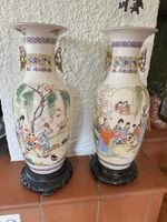 Pair Of Chinese Famille Rose Porcelain Vases