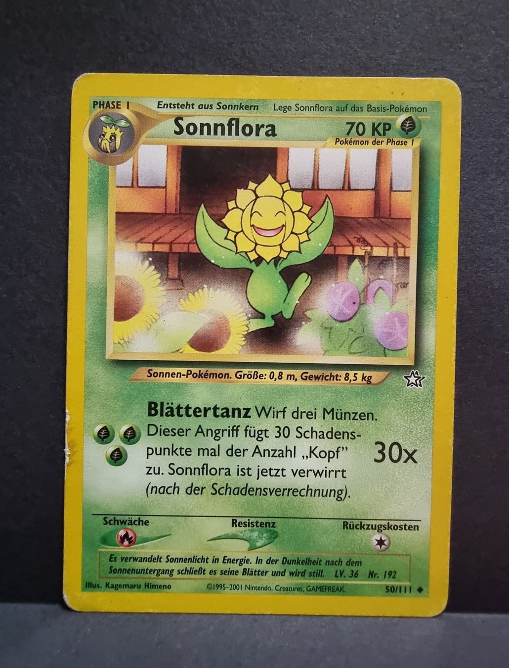 Pokémon Carte collezionabili: Pokémon Neo Genesis - Sonnflora - 50/111 – Nuovo (secondo la descrizione) da Roggwil BE venduto da S_Cards