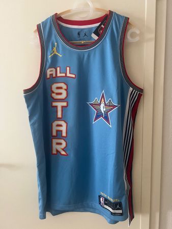 NBA All Star / 35 DURANT / 2025 / hellblau / Heißprägung