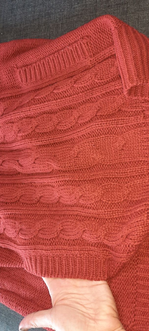 Maglioni & Felpe: pullunder Gr XL rot - braun kaputze Hoodie pullover 200 – Usato da Vinelz venduto da Messer2007 7