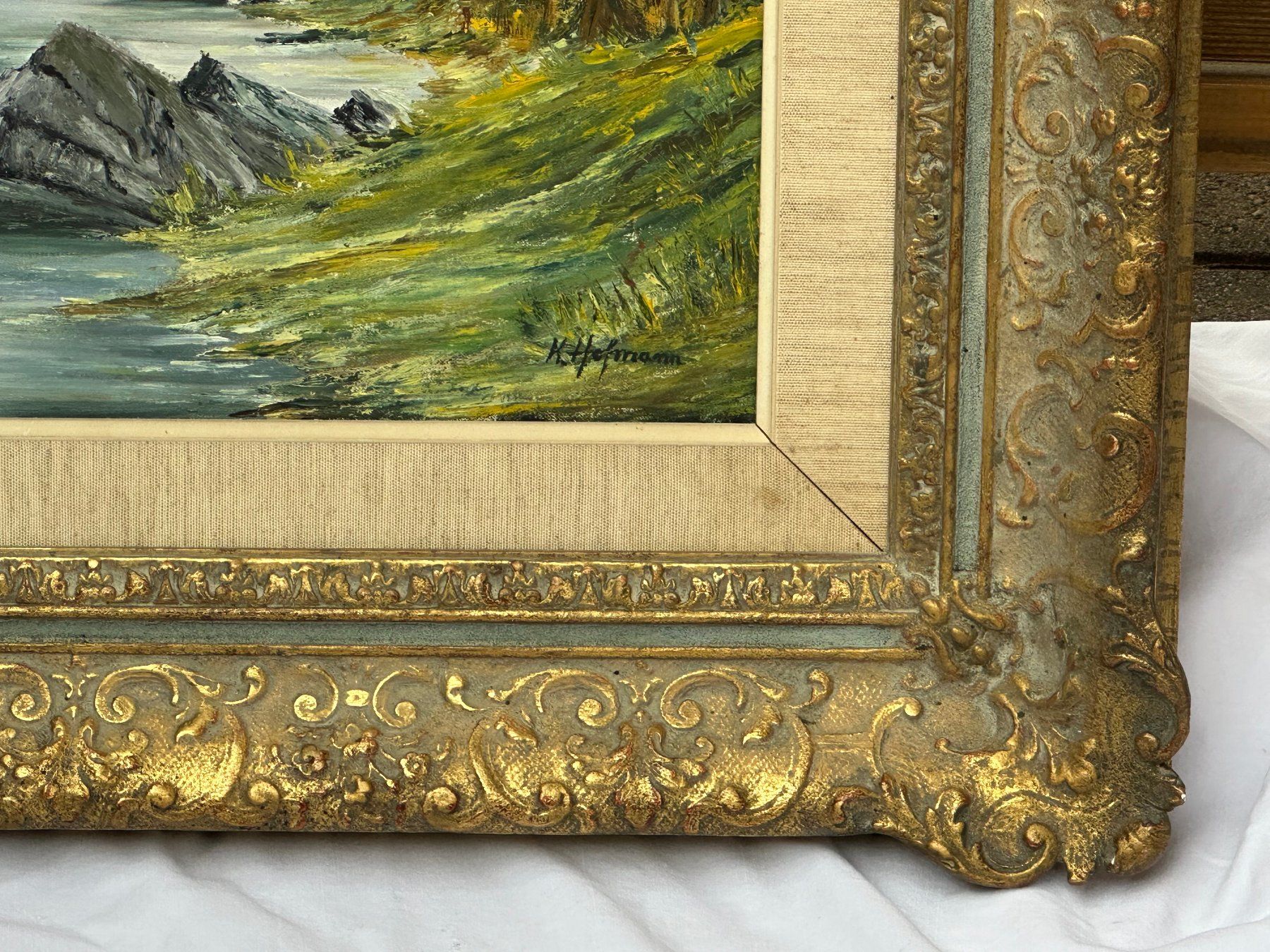 Dipinti: Gemälde Bild Maler Hofmann Leinwand signiert – Usato da Buochs venduto da 3092markus 4
