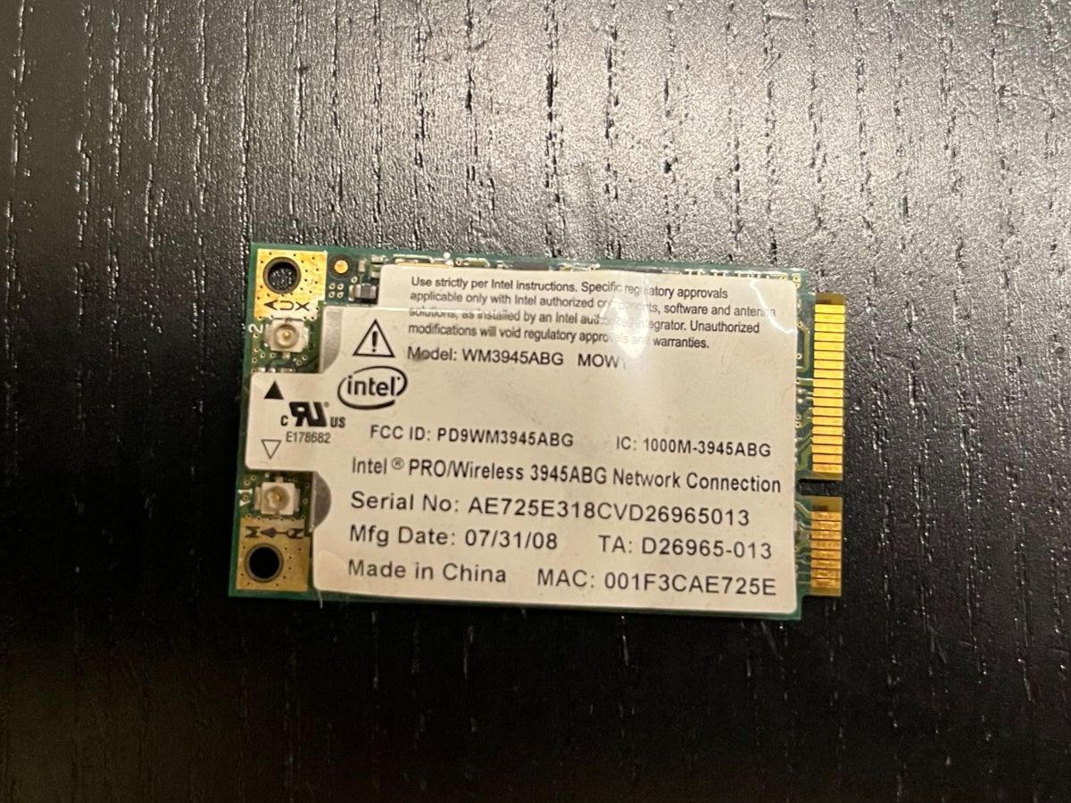 Intel Composants électroniques: Carte réseau Intel PRO/Wireless 3945ABG – D'occasion à Lausanne par val-sav
