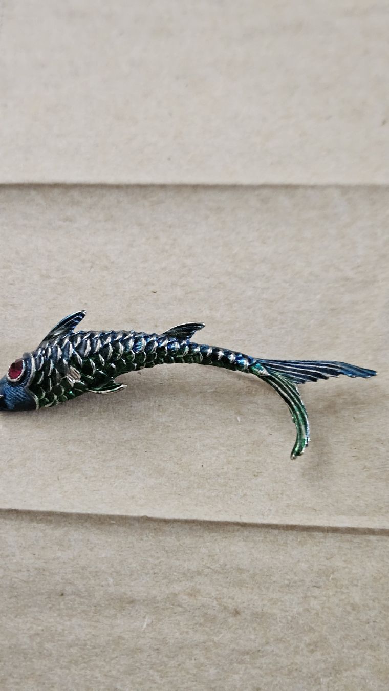 Spille & Fermagli: jolie broche ancienne poisson – Usato da Lausanne venduto da Angelite
