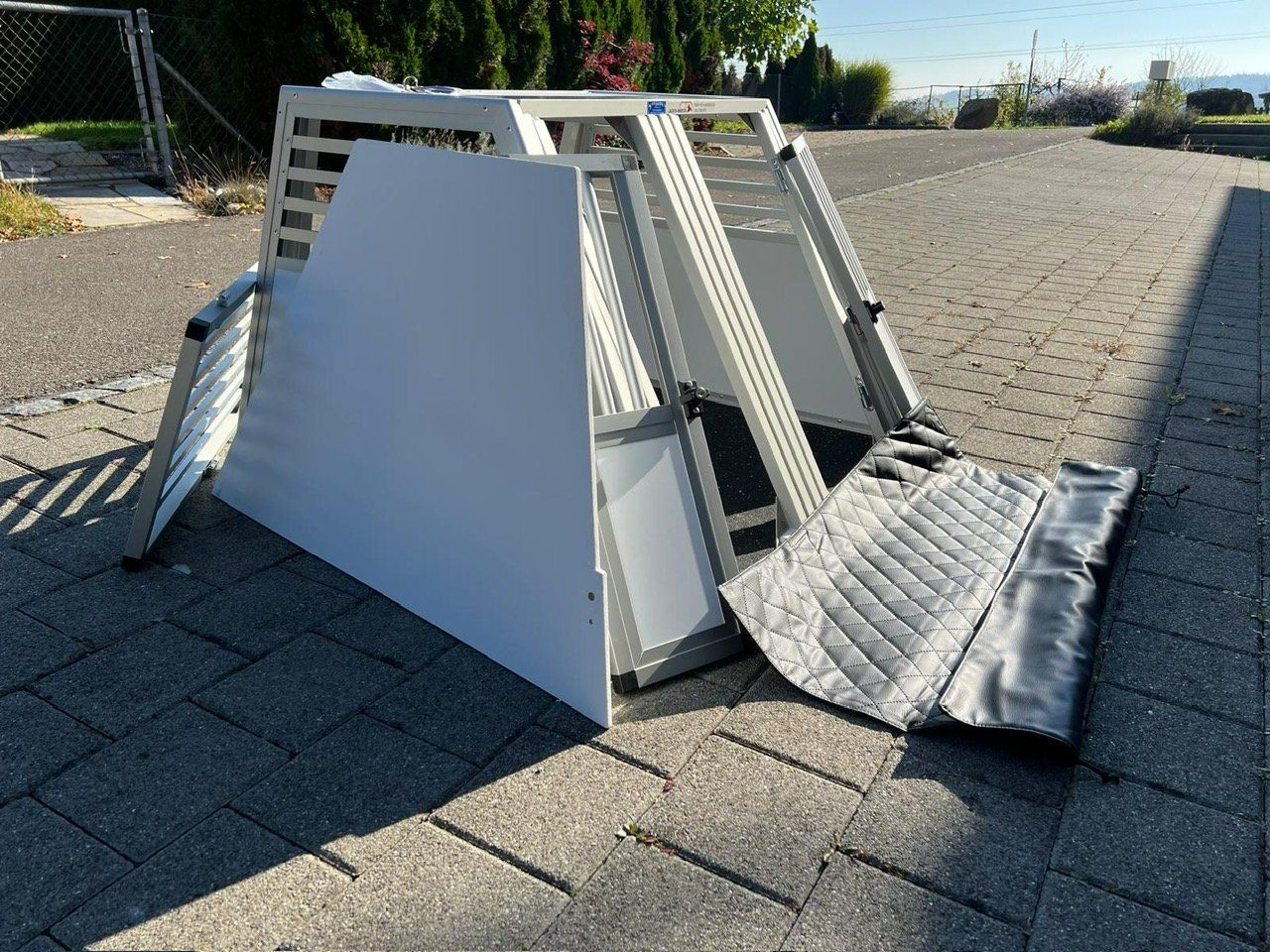 Gabbie, trasporto & Sicurezza: Doppelhundebox von WT-Metall – Usato da Thalheim an der Thur venduto da laika1995 1