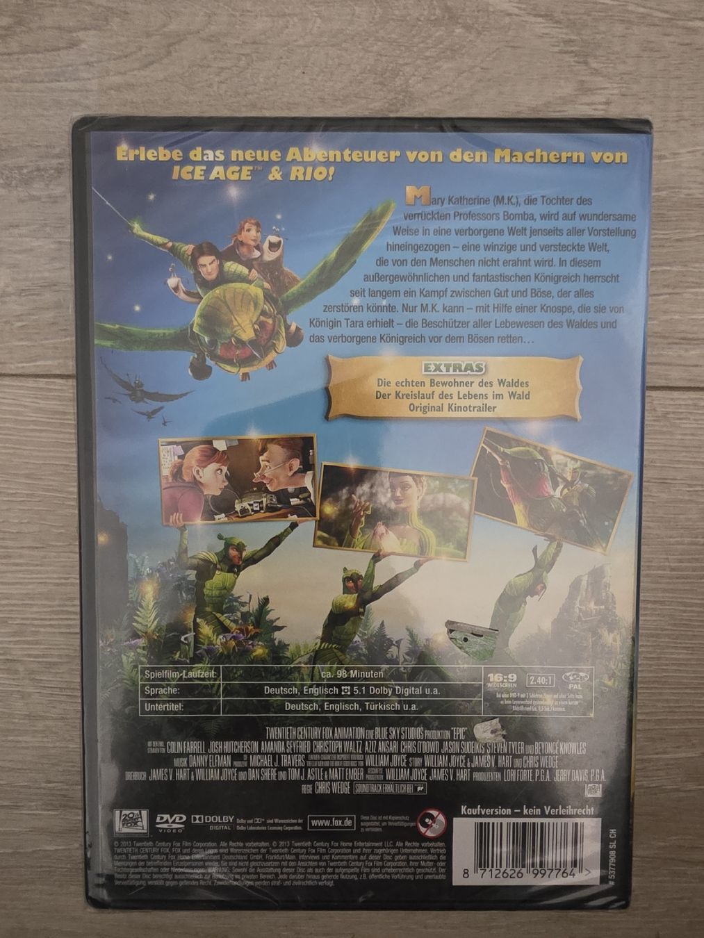 Tutti i DVDs: DVD Epic - Verborgenes Koenigreich – Nuovo (secondo la descrizione) da Wigoltingen venduto da Zuckerfee84 1