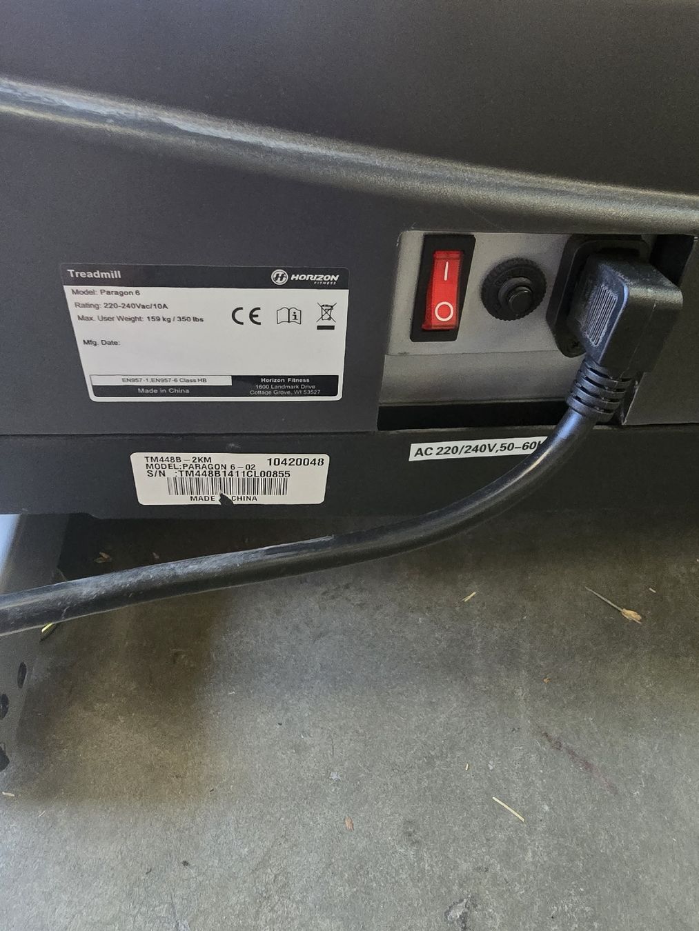 Horizon Hometrainer: Laufband Horizon gebrauchter Zustand – Gebraucht aus Romanshorn von car_hx67 4