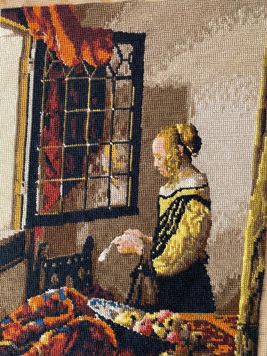Foto & Immagini: 2 Bilder Petit Point Vintage Vermeer – Nuovo (secondo la descrizione) da niederbipp venduto da Esbenz 5