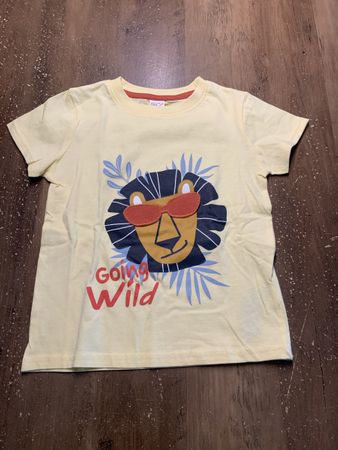 T-Shirt Löwen-Motiv, Gr. 116