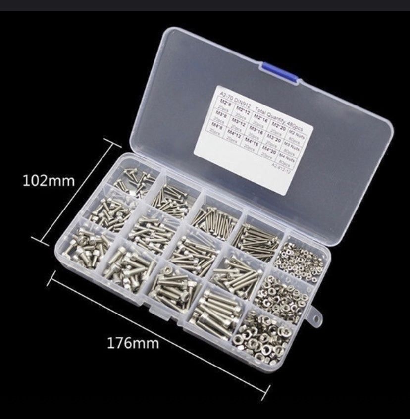 Tutti gli attrezzi: Schrauben 480 Pcs.und Mutter BOX Transparent Neu – Nuovo e nell'imballaggio originale da Seon venduto da Aaargauer01 5