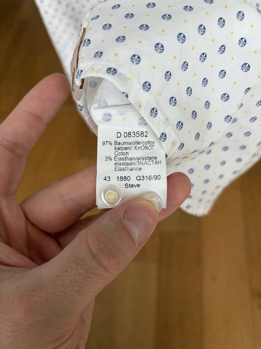 Camicie: Herrenhemd Gr. S Slim Fit von Q1 – Usato da Basel venduto da Danny_1994 5
