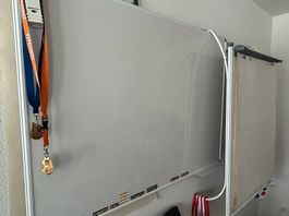 Flipchart und Pinntafel