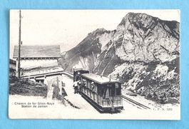 Chemin de fer Glion - Naye - Station - Gare de Jaman