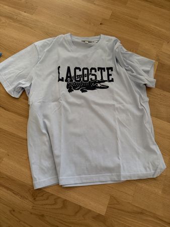 Lacoste T-Shirt, hellblau, Grösse L, Top Zustand für Sommer!