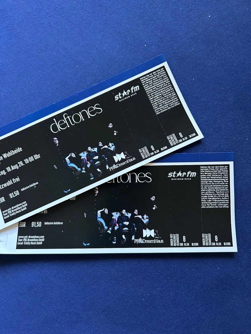 Tickets: Deftones Konzerttickets – Neu und originalverpackt aus Kriens von gian2442